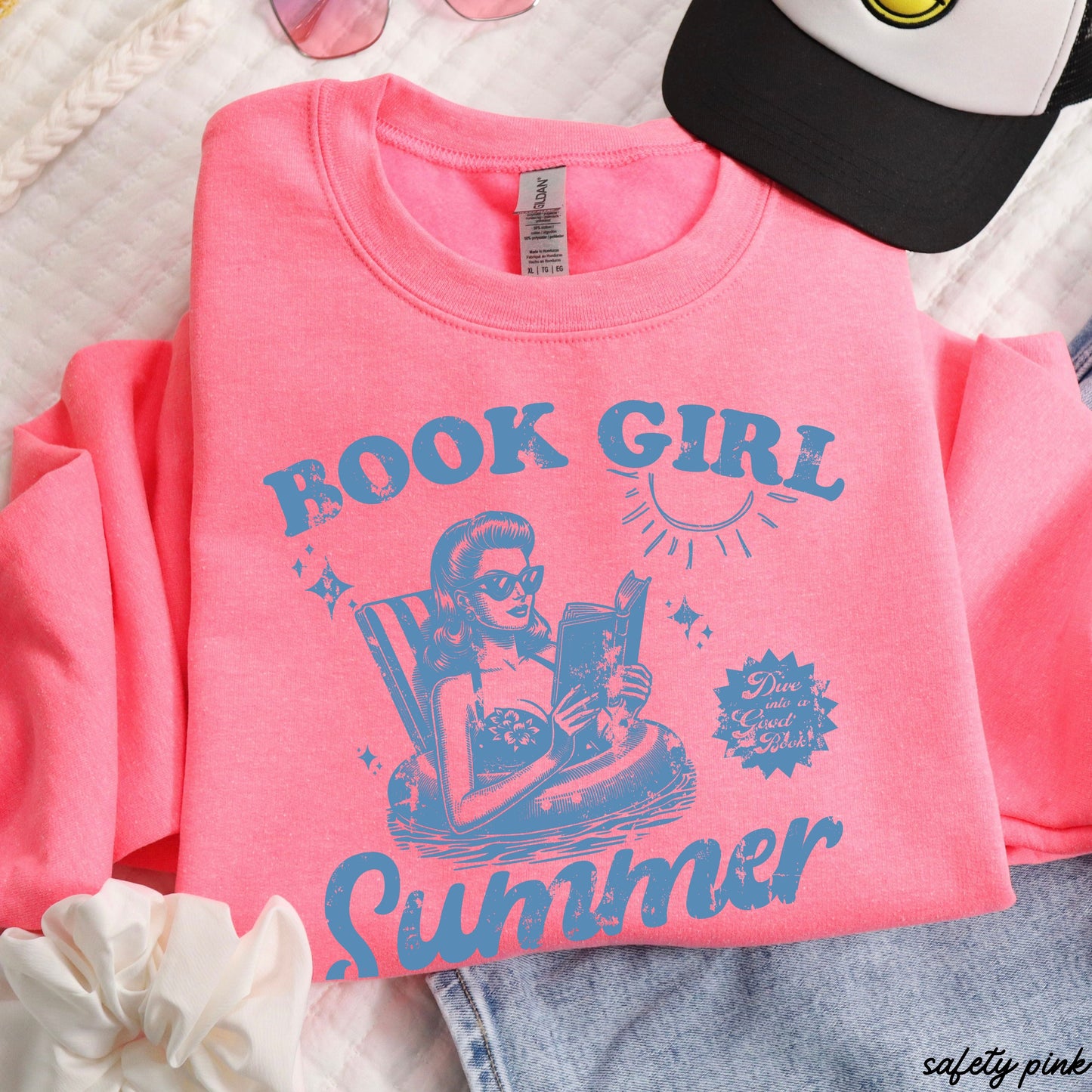 Book Girl Summer Sweatshirt