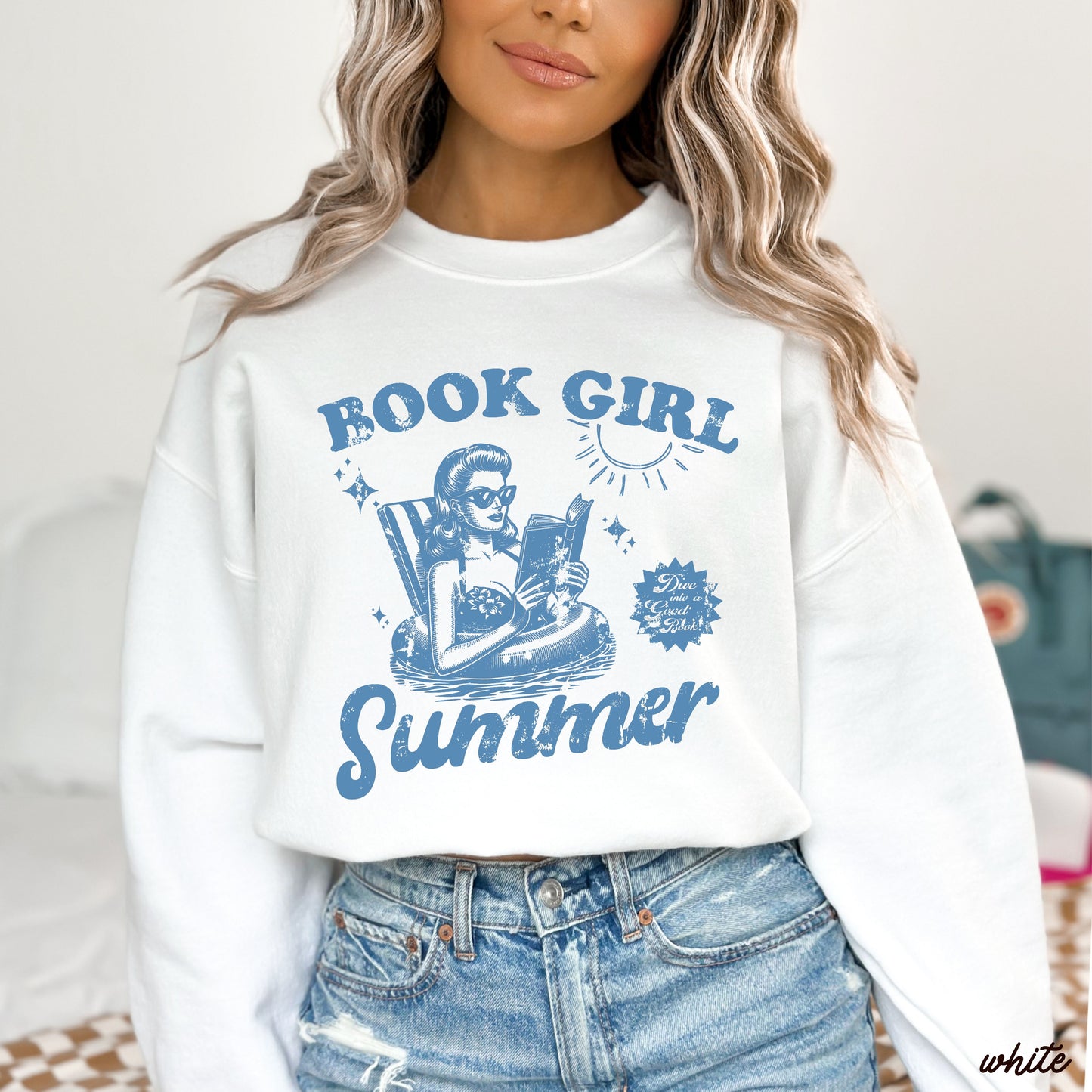 Book Girl Summer Sweatshirt